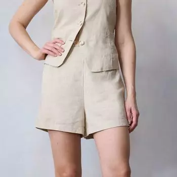 Женские шорты с боковой сборкой на резинке Lc Lauren Conrad, цвет academy khaki