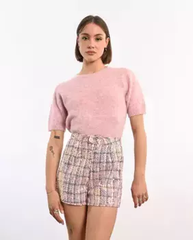 Женские шорты с принтом из пайеток Lili Sidonio, розовый