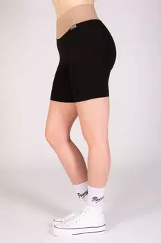 Женские шорты с высокой талией Pineapple, черный