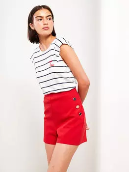 Женские шорты с застежкой-молнией и аппликацией Southblue