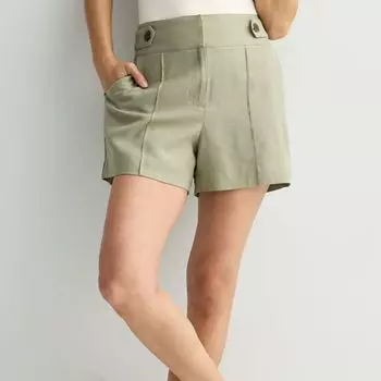 Женские шорты со складками Nine West, цвет laughlin green