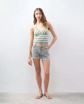 Женские шорты со звездами Brownie, серый