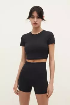 Женские шорты Stradivarius, черный