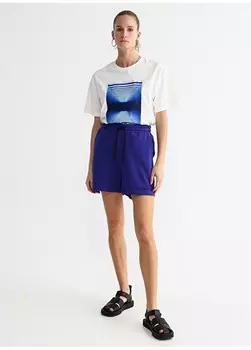 Женские шорты свободного кроя с принтом Black On Black