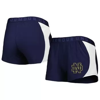 Женские шорты Under Armour темно-синего/золотого цвета Notre Dame Fighting Irish Game Day Tech Mesh Performance Shorts, цвет Ntd Navy