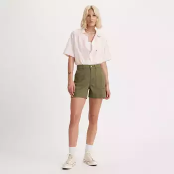 Женские шорты Utility Levi's, цвет Olive Night - Green