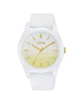 Женские силиконовые мужские часы RG271TX9 с белым ремешком Lorus, белый