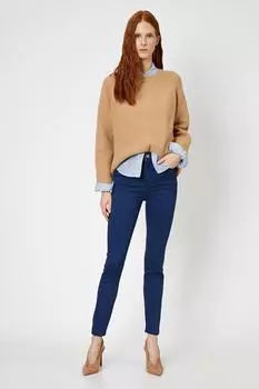 Женские синие брюки Koton, синий