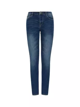 Женские синие джинсовые брюки Armani Exchange