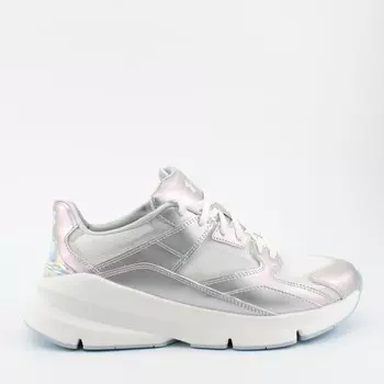 Женские синтетические кроссовки Forge 96 hl irid на шнуровке 3022812 100 Under Armour, серебряный