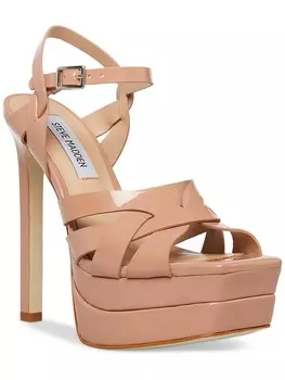 Женские синтетические туфли Flirt с ремешками Steve Madden, цвет Blush Patent