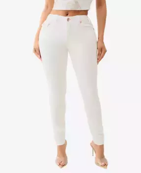 Женские скинни джинсы Jennie Skinny Curvy Flap True Religion, белый