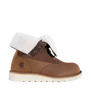 Женские складные зимние ботинки на танкетке Carhartt 8 дюймов с водонепроницаемой изоляцией, цвет Hickory