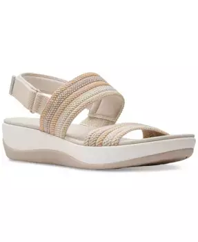 Женские сланцы Arla Stroll на шлепанцах с открытой пяткой Clarks, коричневый/бежевый