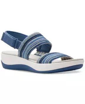 Женские сланцы Arla Stroll на шлепанцах с открытой пяткой Clarks, синий