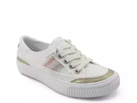 Женские слипоны Alex Blowfish Malibu, White/Gold Metallic