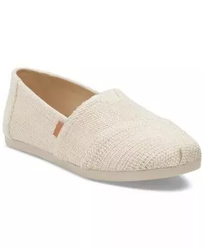 Женские слипоны Alpargata Cloudbound из переработанного сырья TOMS, белый