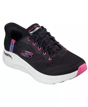 Женские слипоны: Arch Fit 2.0 — кроссовки Easy Chic для ходьбы от Finish Line Skechers, черный