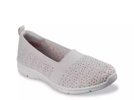 Женские слипоны Be Cool Knitwaves Skechers, Taupe