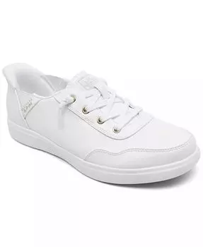 Женские слипоны BOBS Skip Cute - BCute Классические повседневные кроссовки от Finish Line Skechers, белый