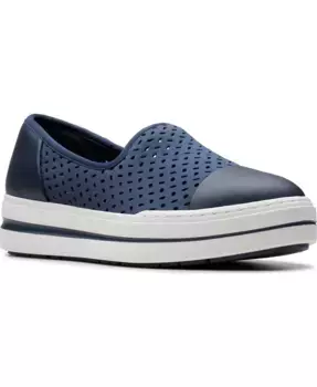 Женские слипоны Cloudsteppers Audreigh Star Clarks, синий