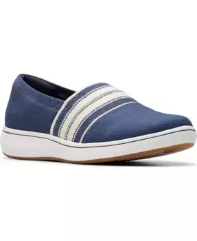 Женские слипоны Cloudsteppers Breeze Sky Mist Clarks, синий