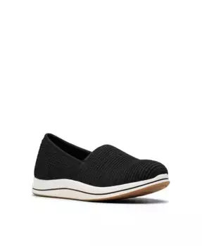 Женские слипоны Cloudsteppers Breeze Stretch Clarks, черный
