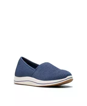 Женские слипоны Cloudsteppers Breeze Stretch Clarks, синий