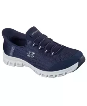 Женские слипоны: Glide-Step - кроссовки для ходьбы Pursuit от Finish Line Skechers, синий