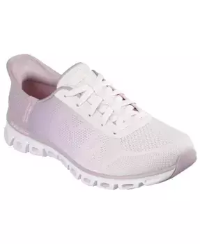 Женские слипоны: Glide-Step - кроссовки для ходьбы Excite от Finish Line Skechers, розовый