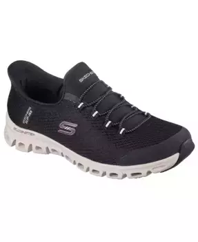 Женские слипоны: Glide-Step - спортивные прогулочные кроссовки от Finish Line Skechers, черный