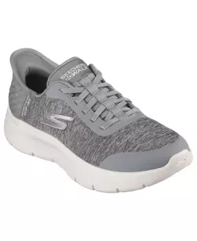 Женские слипоны: GO WALK Flex - Dacey кроссовки для ходьбы от Finish Line Skechers, серый