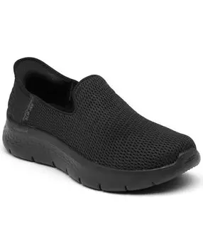 Женские слипоны- GO WALK FLEX — прогулочные кроссовки-слипоны Relish от Finish Line Skechers, черный