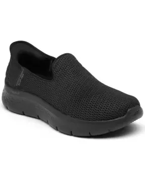 Женские слипоны- GO WALK FLEX — прогулочные кроссовки-слипоны Relish от Finish Line Skechers, черный