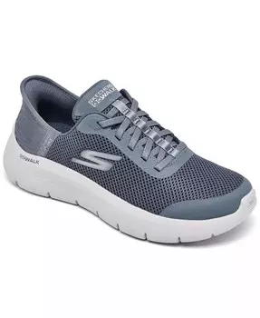 Женские слипоны: Go Walk Flex — прогулочные кроссовки без шнуровки Grand Entry от Finish Line Skechers, синий
