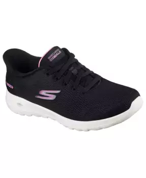 Женские слипоны: GO WALK Joy - Kristy кроссовки для ходьбы от Finish Line Skechers, черный