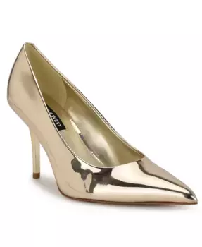 Женские слипоны на шпильке Princesa Nine West, золотой