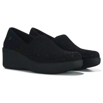 Женские слипоны на танкетке Martha Stewart Pier Lite Skechers, черный