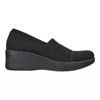 Женские слипоны на танкетке Skechers Pier Lite Wow Factor Skechers, черный