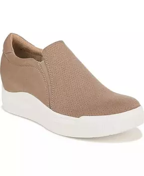 Женские слипоны на танкетке Time Off Dr. Scholl's, коричневый