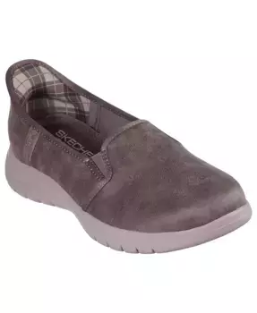 Женские слипоны: On-the-GO Flex - повседневные слипоны Verona для ходьбы от Finish Line Skechers, коричневый/бежевый