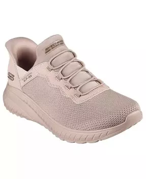 Женские слипоны - прогулочные кроссовки BOBS Sport Squad Chaos от Finish Line Skechers, бежевый