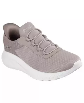 Женские слипоны: прогулочные кроссовки BOBS Sport Squad Chaos от Finish Line Skechers, бежевый