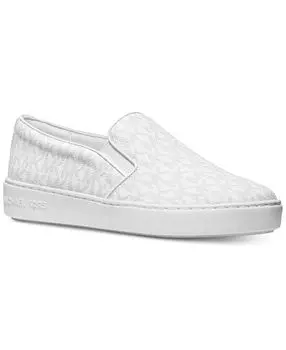 Женские слипоны с логотипом Keaton Michael Kors