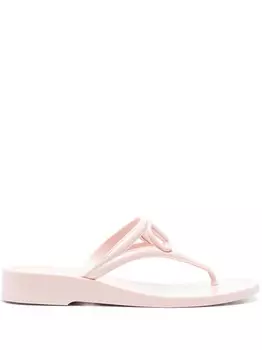 Женские слипоны с логотипом Valentino Garavani, светло-розовые