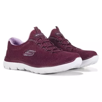 Женские слипоны Summits Gleaming Dream Skechers, цвет plum