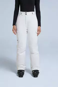 Женские снежные брюки Glaze Animal, белый