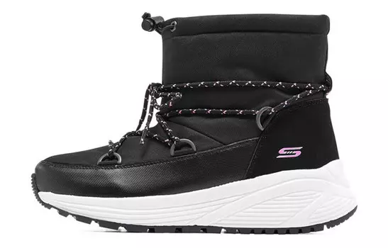 Женские сноубордические ботинки Bobs Snow Boots, низкие, черные Skechers