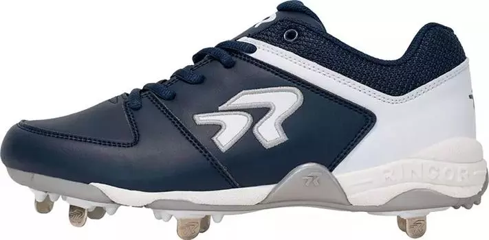 Женские софтбольные бутсы Ringor Flite Metal Fastpitch, темно-синий/белый