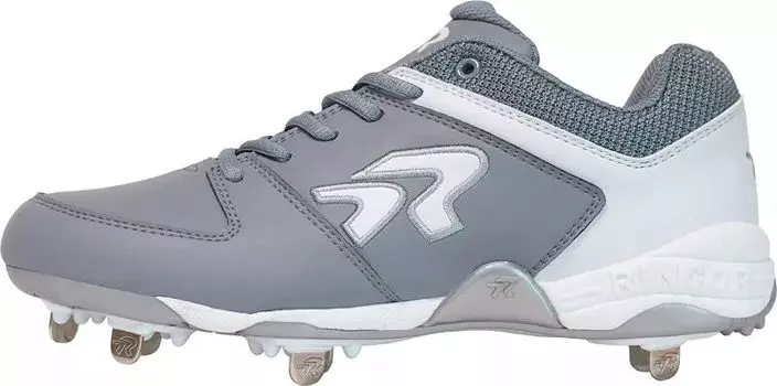 Женские софтбольные бутсы Ringor Flite Metal Fastpitch, серый/белый